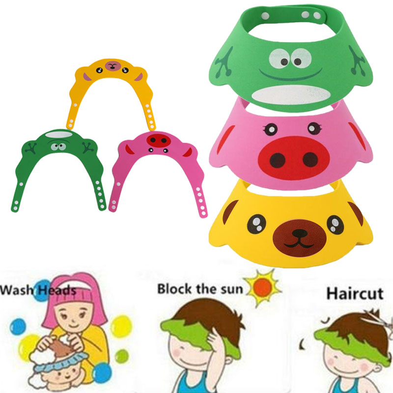 Hair Care Baby - Chapeau de douche réglable pour bébé,