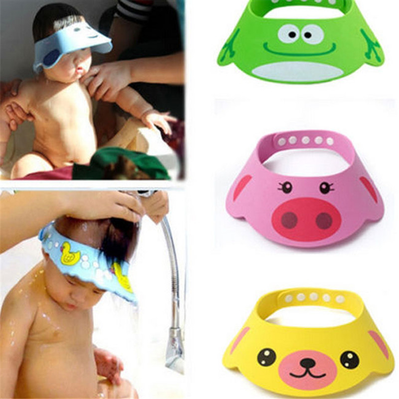 Hair Care Baby - Chapeau de douche réglable pour bébé,