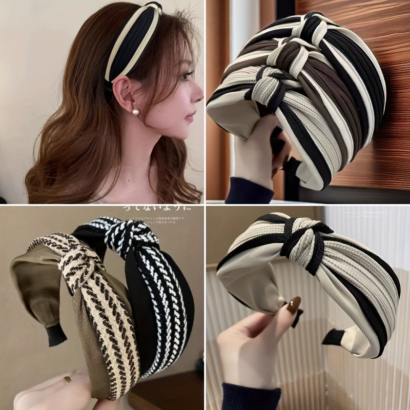 Detangling Wide Comb - 1 Bandeau de luxe noué à