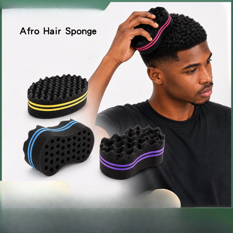 Twist Sponge Coil - Brosse à cheveux ovale double face