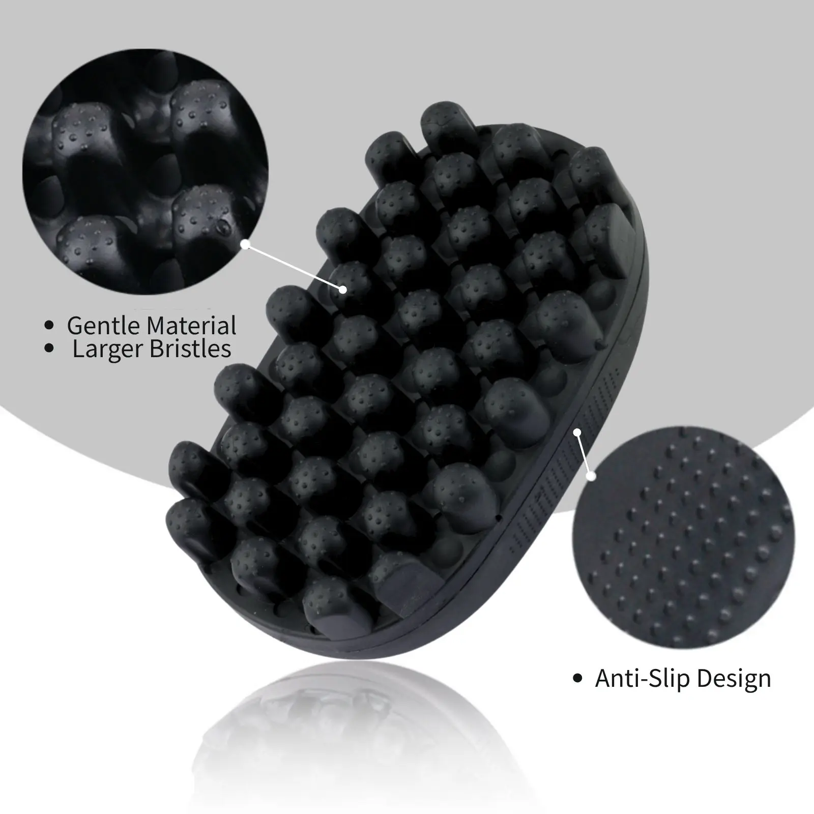 Twist Sponge Coil - NOUVEAU Gant-brosse en caoutchouc antidérapant pour