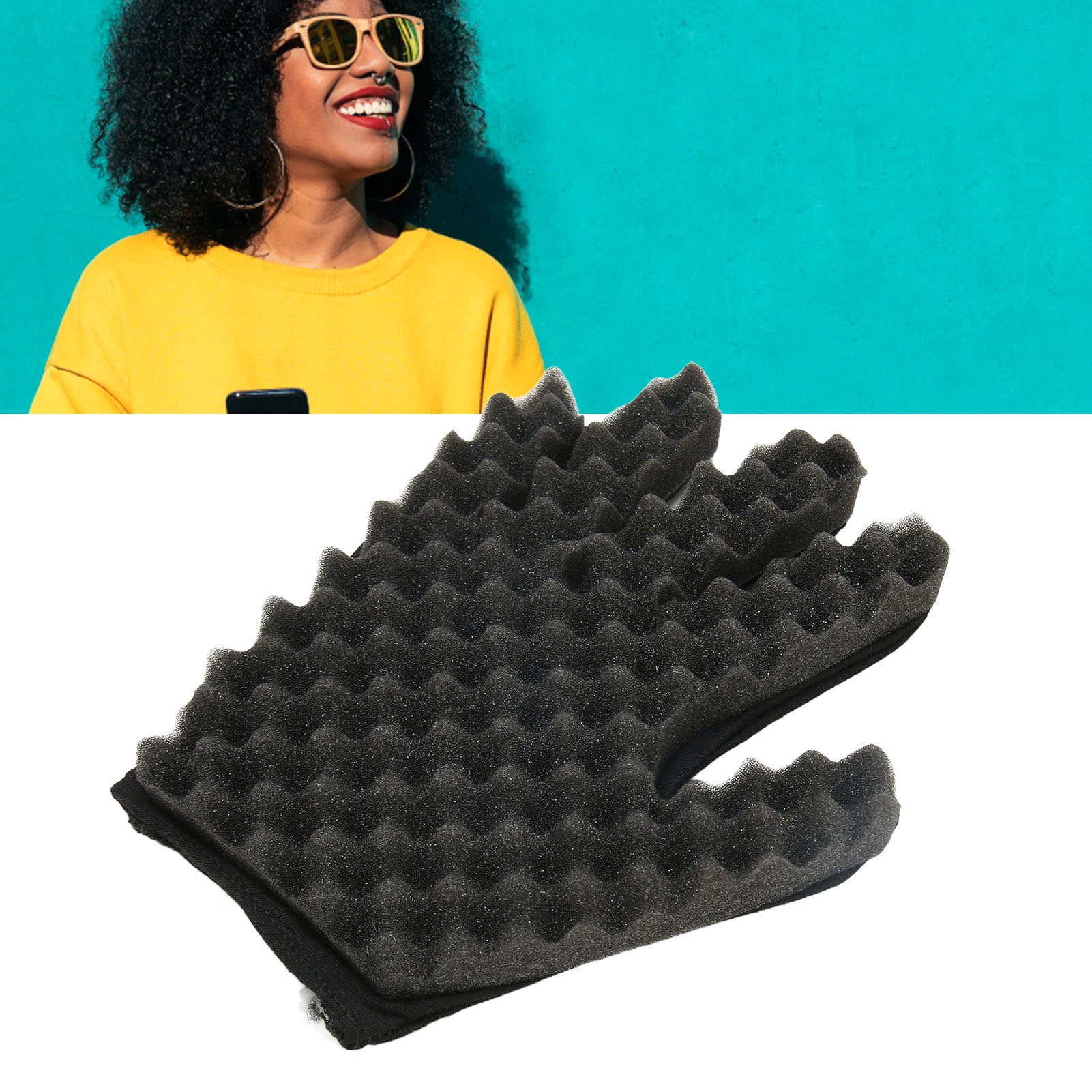 Gant éponge à boucler les chev - Twist Sponge Coil avis et prix