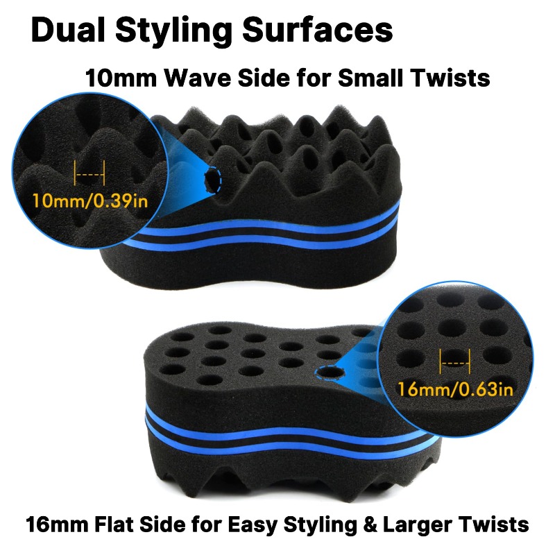 Brosse à cheveux ovale double  - Twist Sponge Coil avis et prix